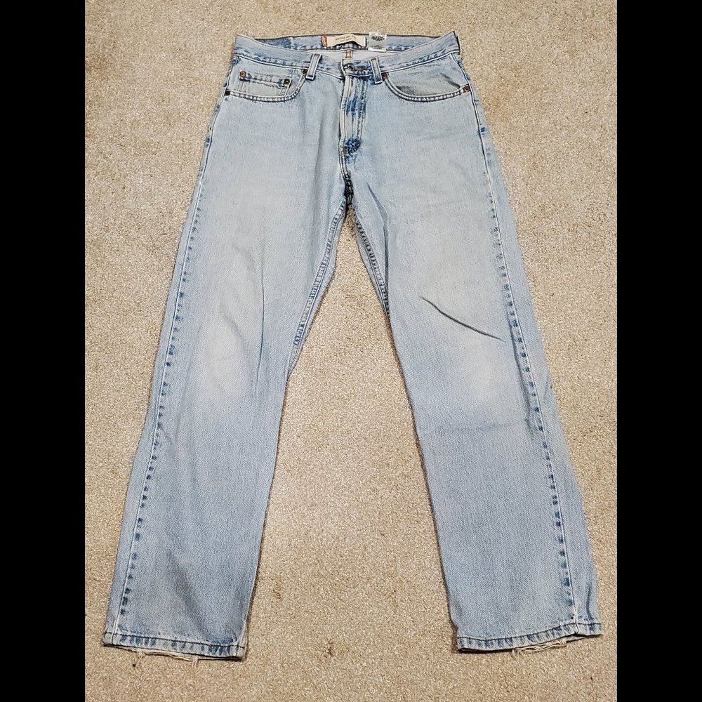 Levi 505 Jeans 32 x 30 - Regular Straight Fit - Light Blue